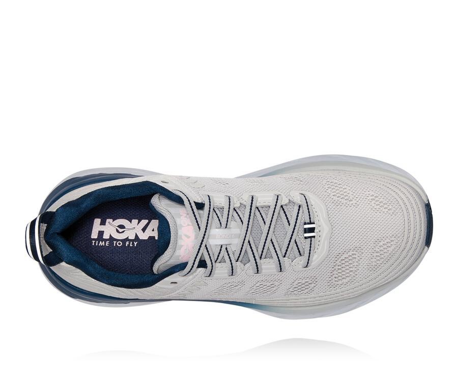 Hoka One One Bondi 6 Promenadskor Dam - Grå - LKVDF-0592